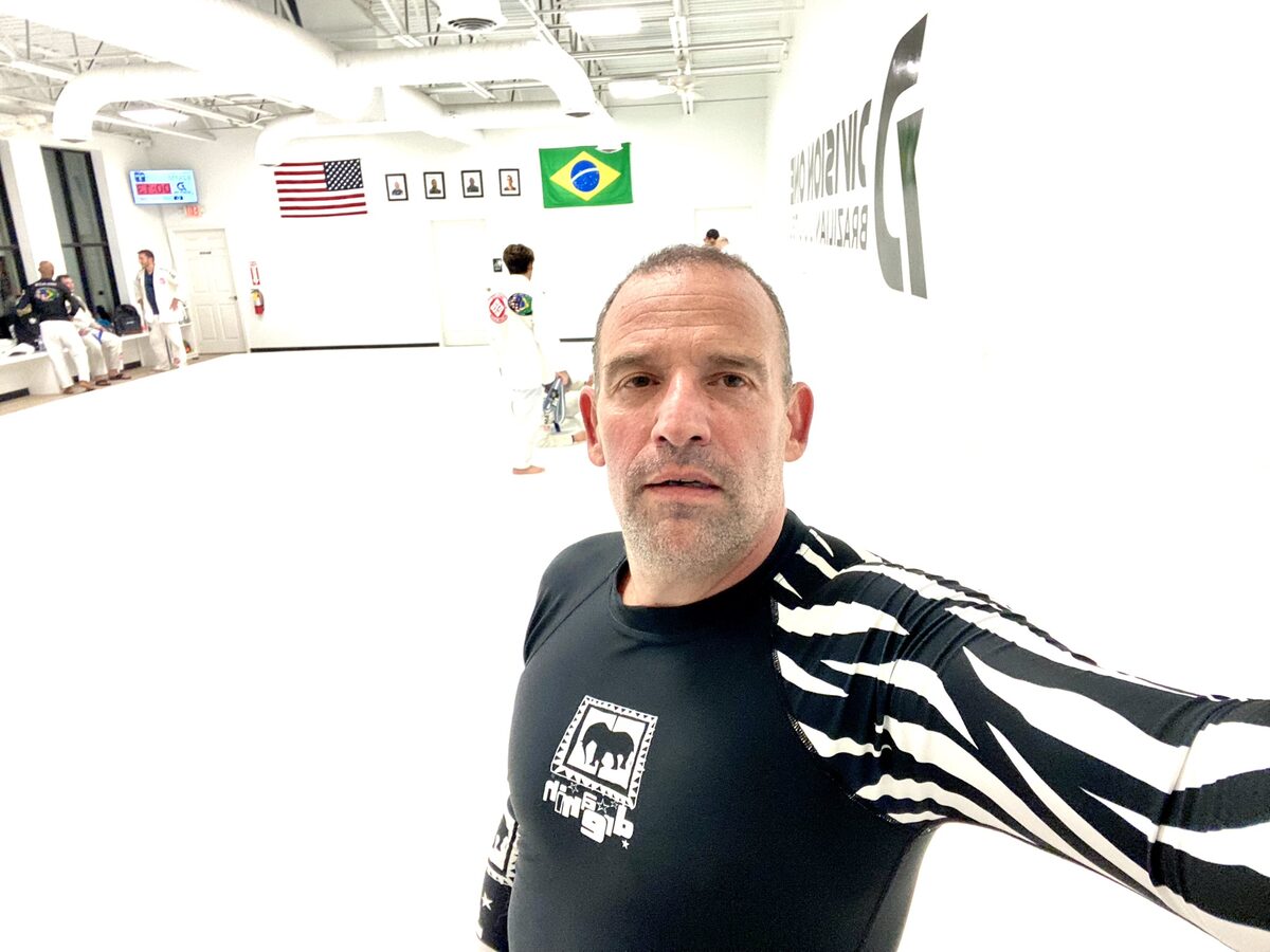 Ronnie at a Brazilian Jiu-Jitsu academy