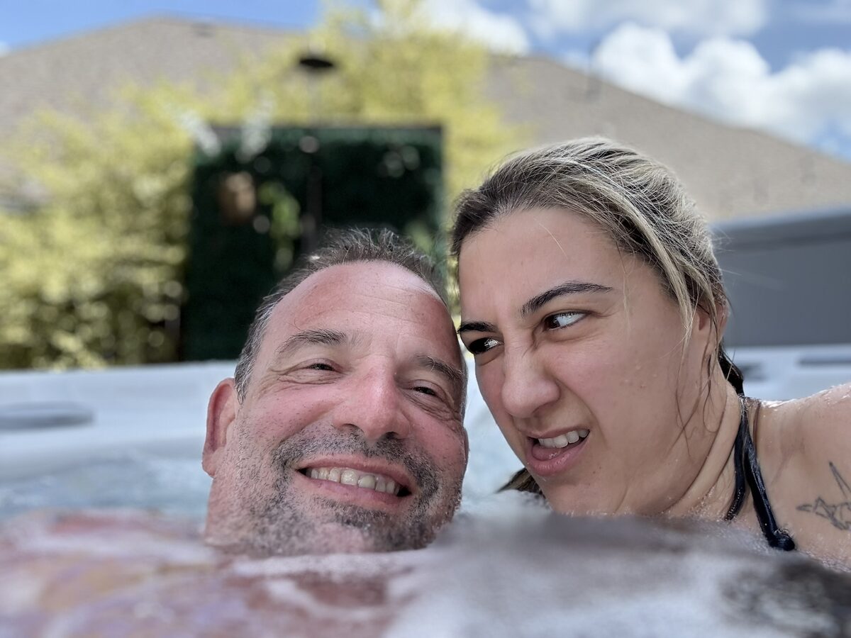 Ronnie and Sheila enjoying time together