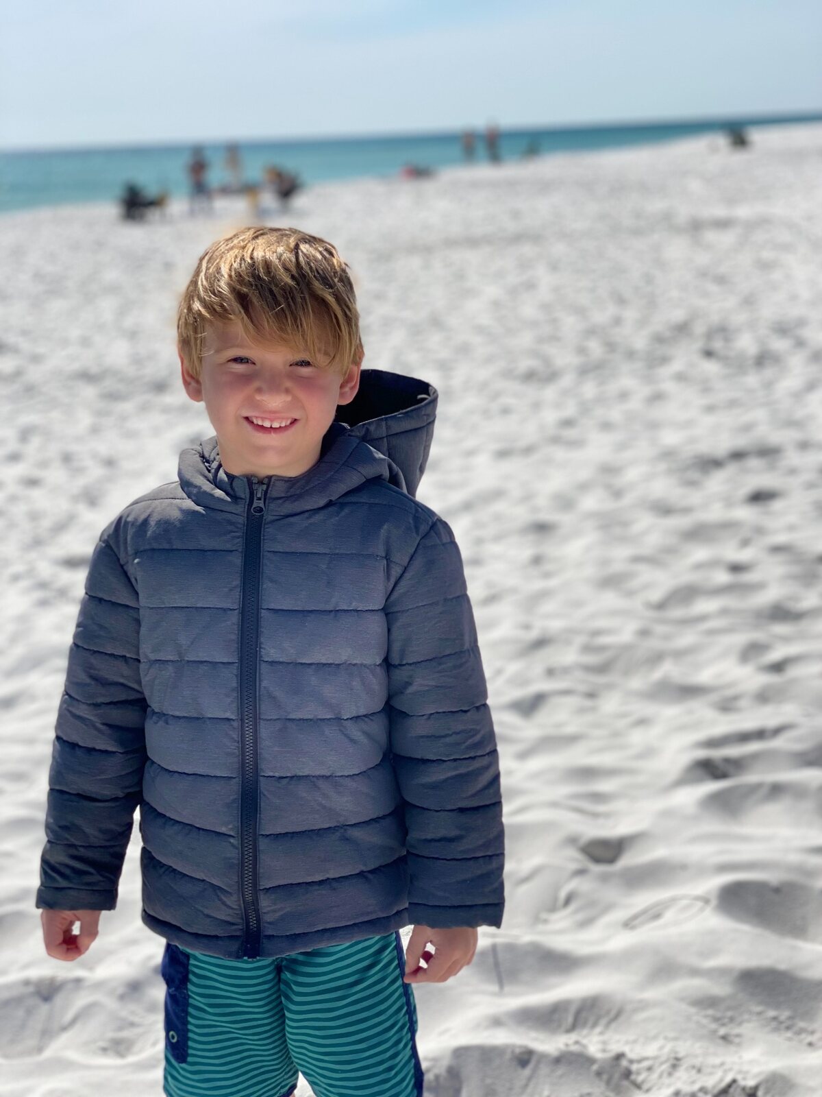 One of Ronnie's children at the beach