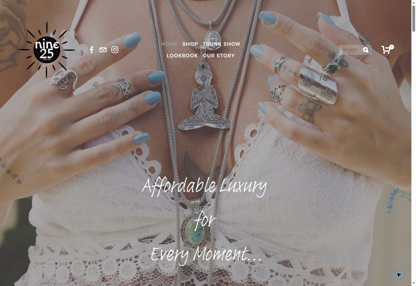 Screenshot of the Nine25 Co. website